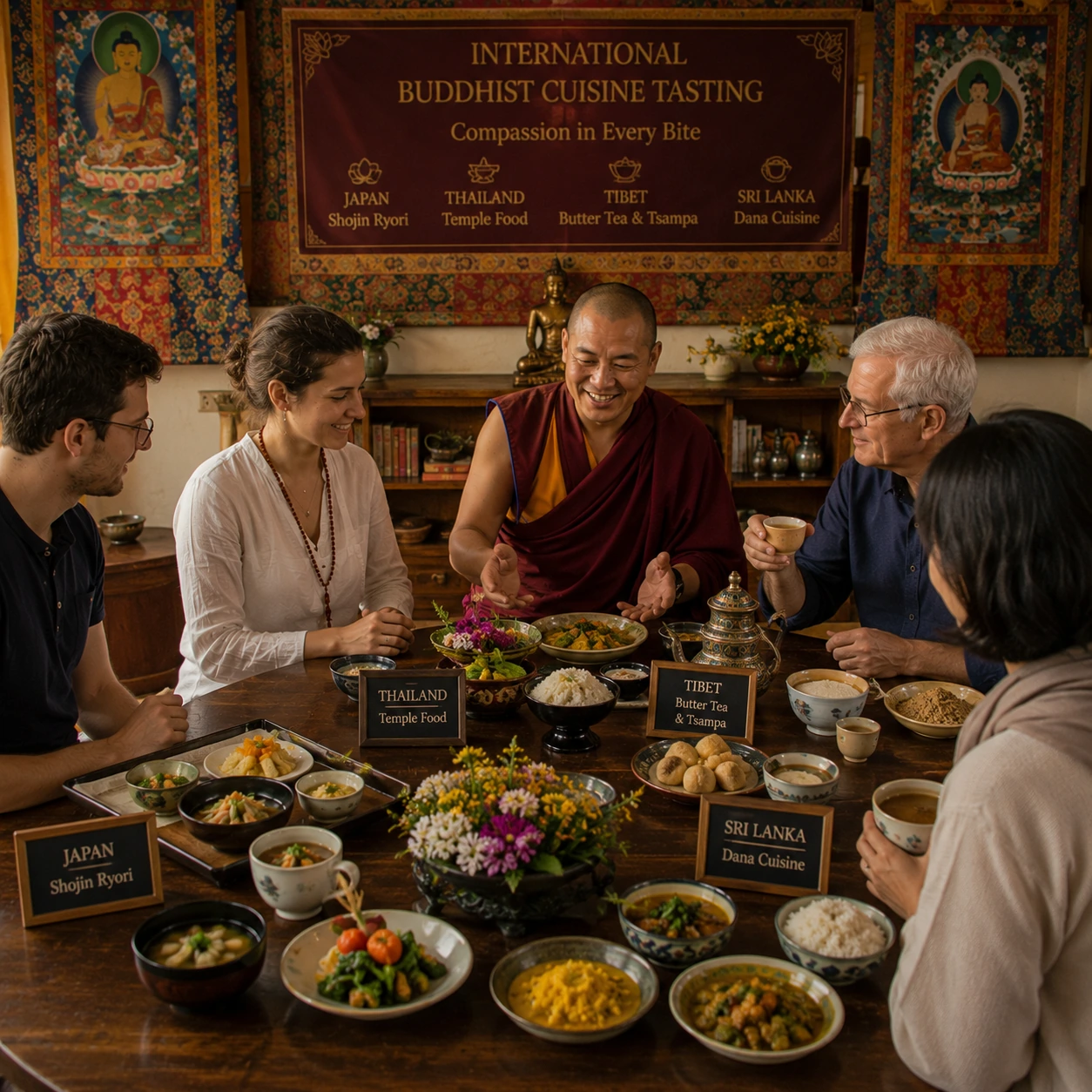 International Buddhist Cuisine Tasting