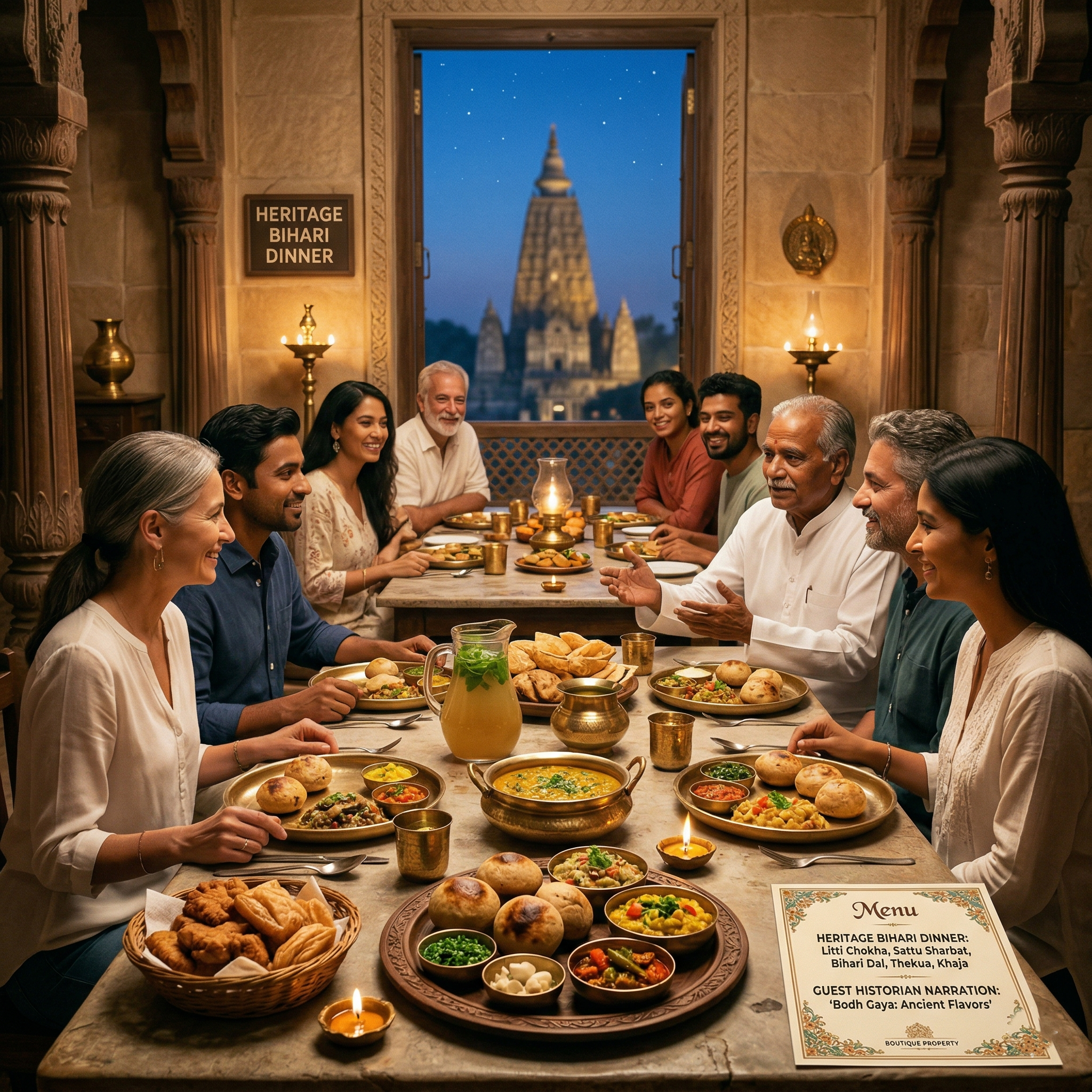 Heritage Bihari Dinner at Boutique Property