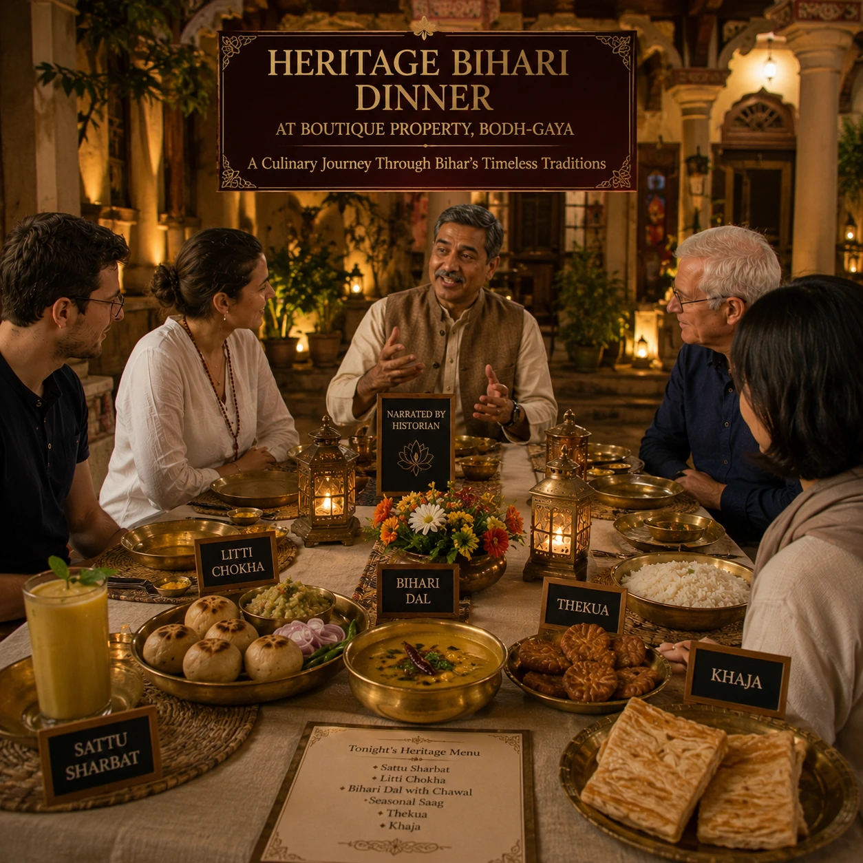 Heritage Bihari Dinner at Boutique Property