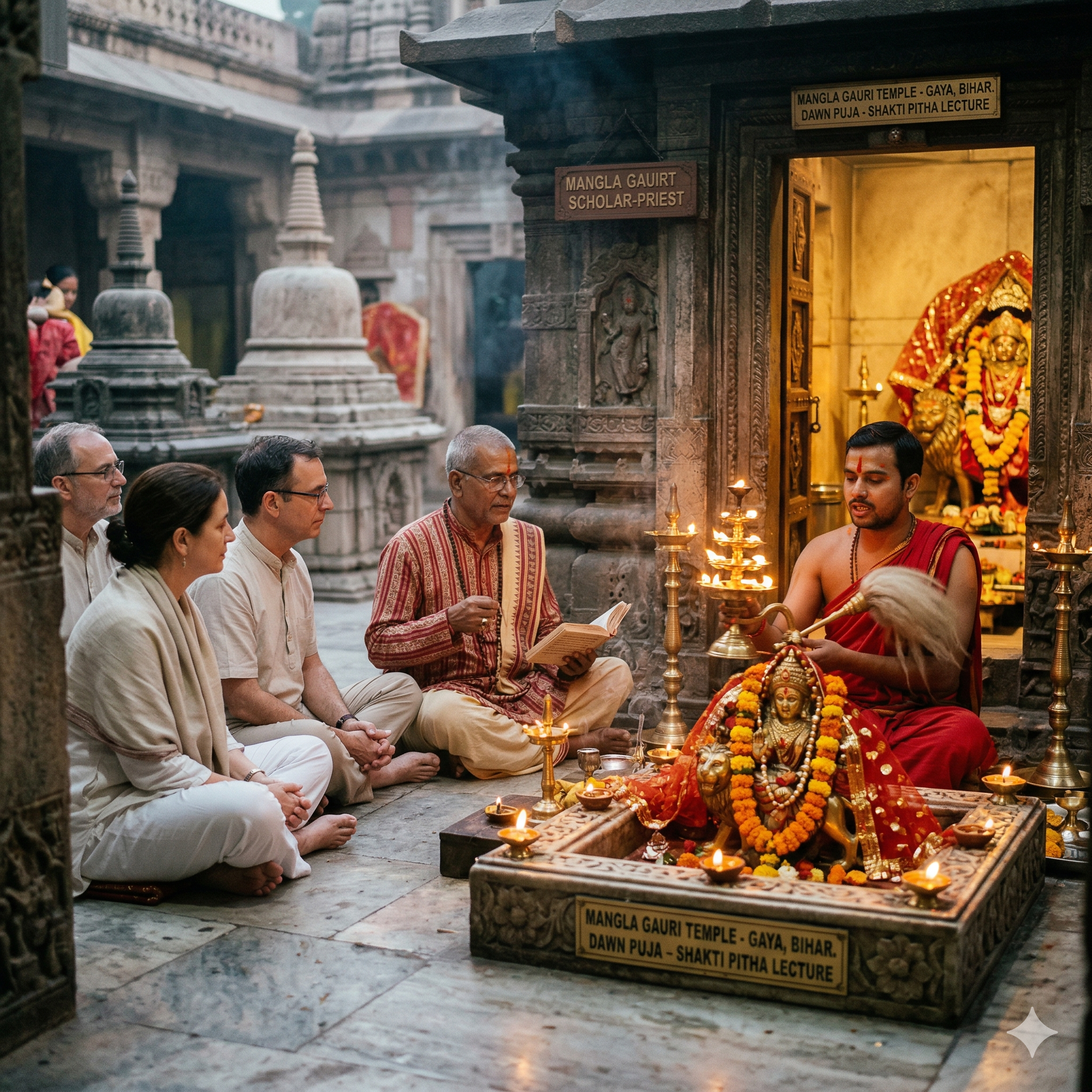 Mangla Gauri Temple Dawn Puja