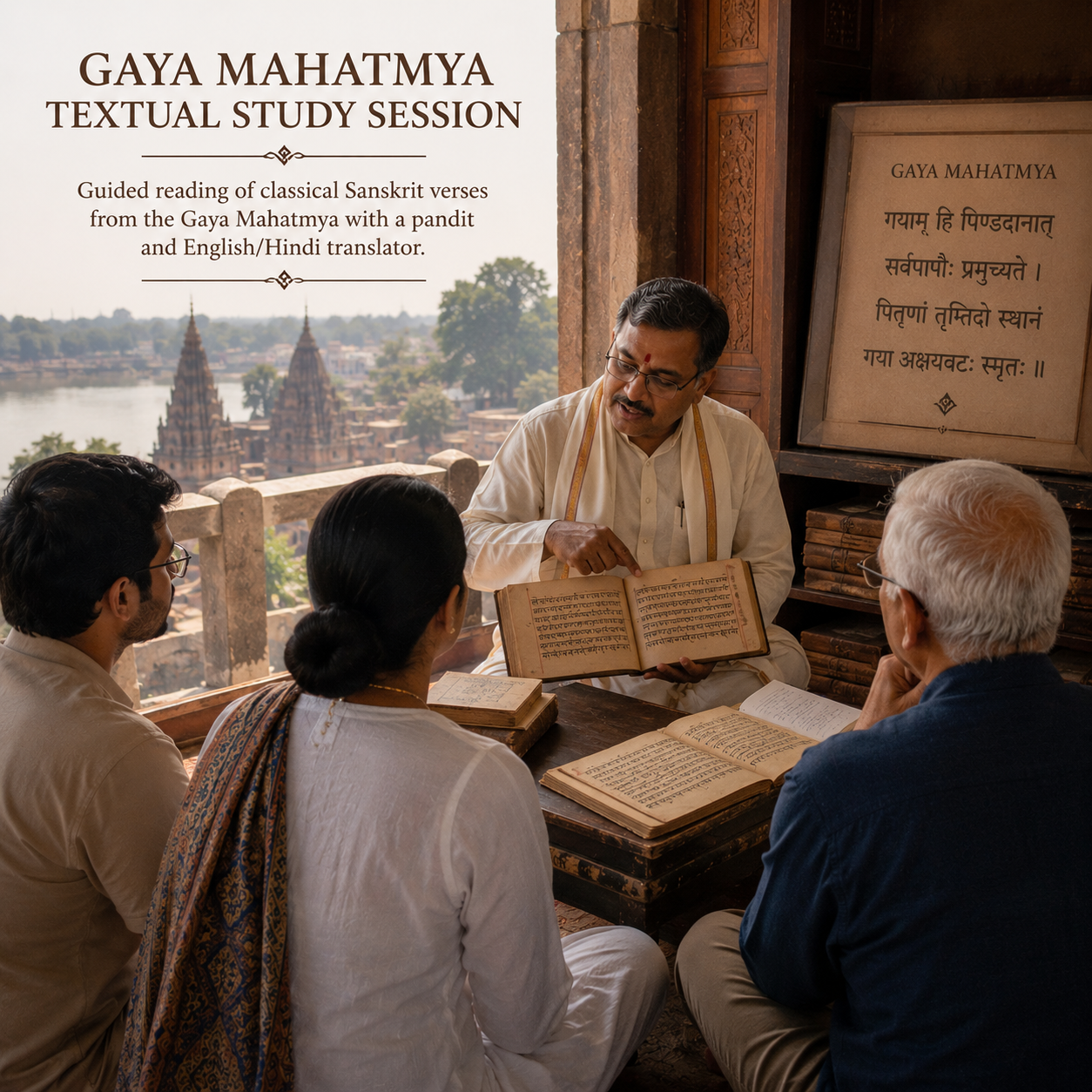 Gaya Mahatmya Textual Study Session