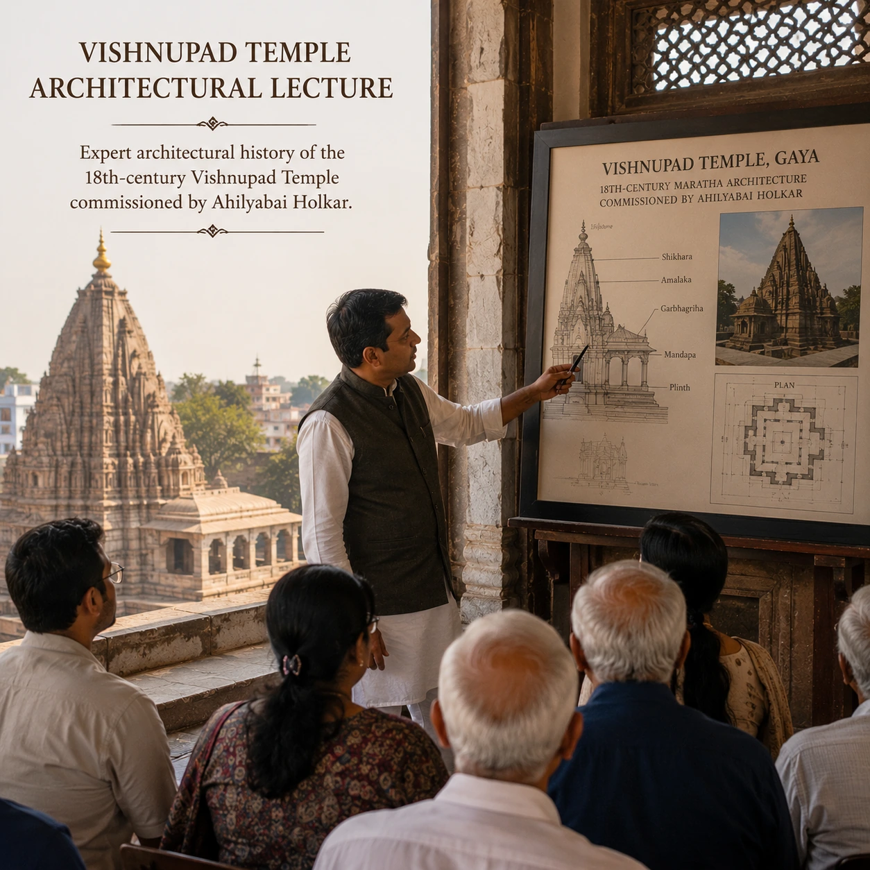 Vishnupad Temple Architectural Lecture