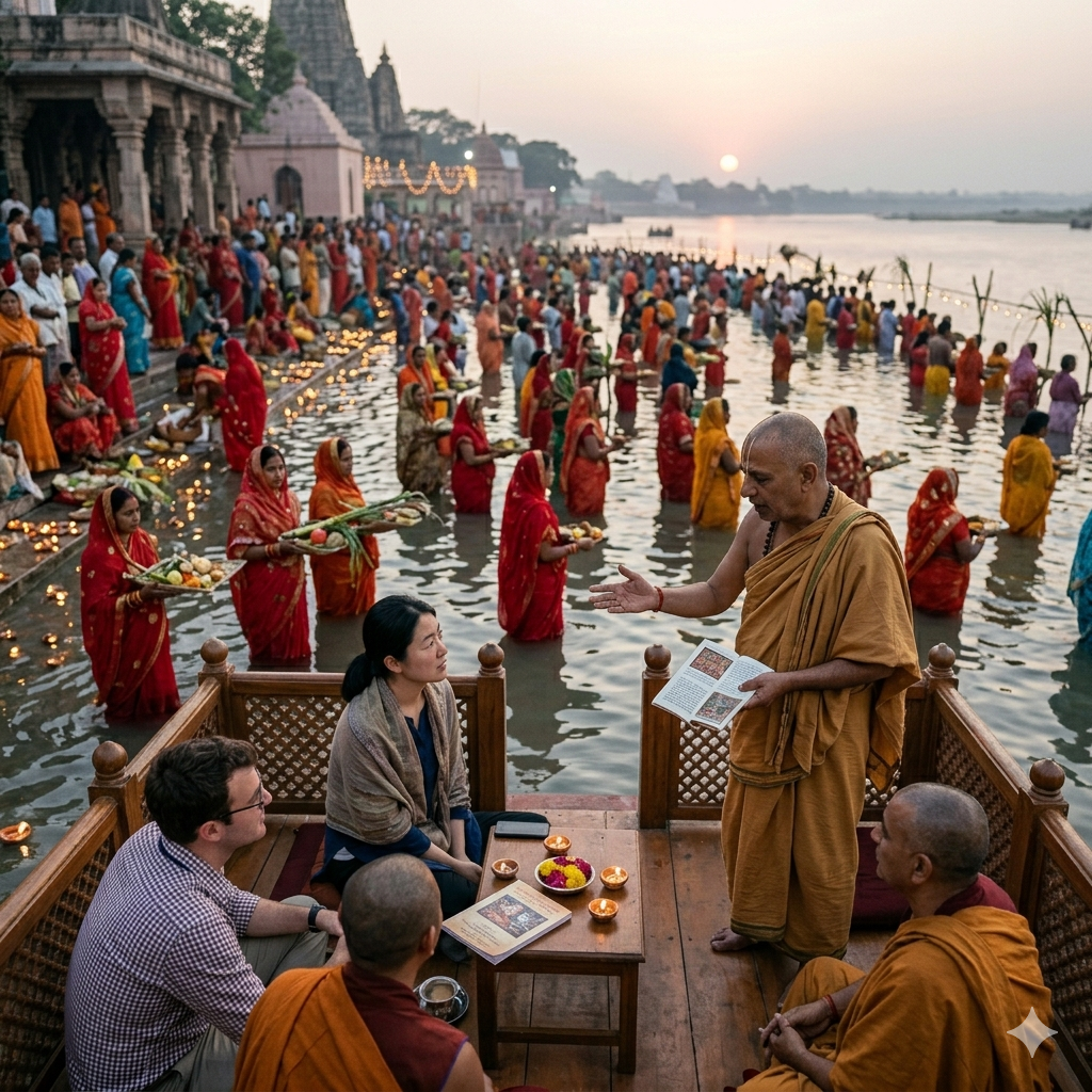 Chhath Puja at Falgu Ghat (VIP Access)