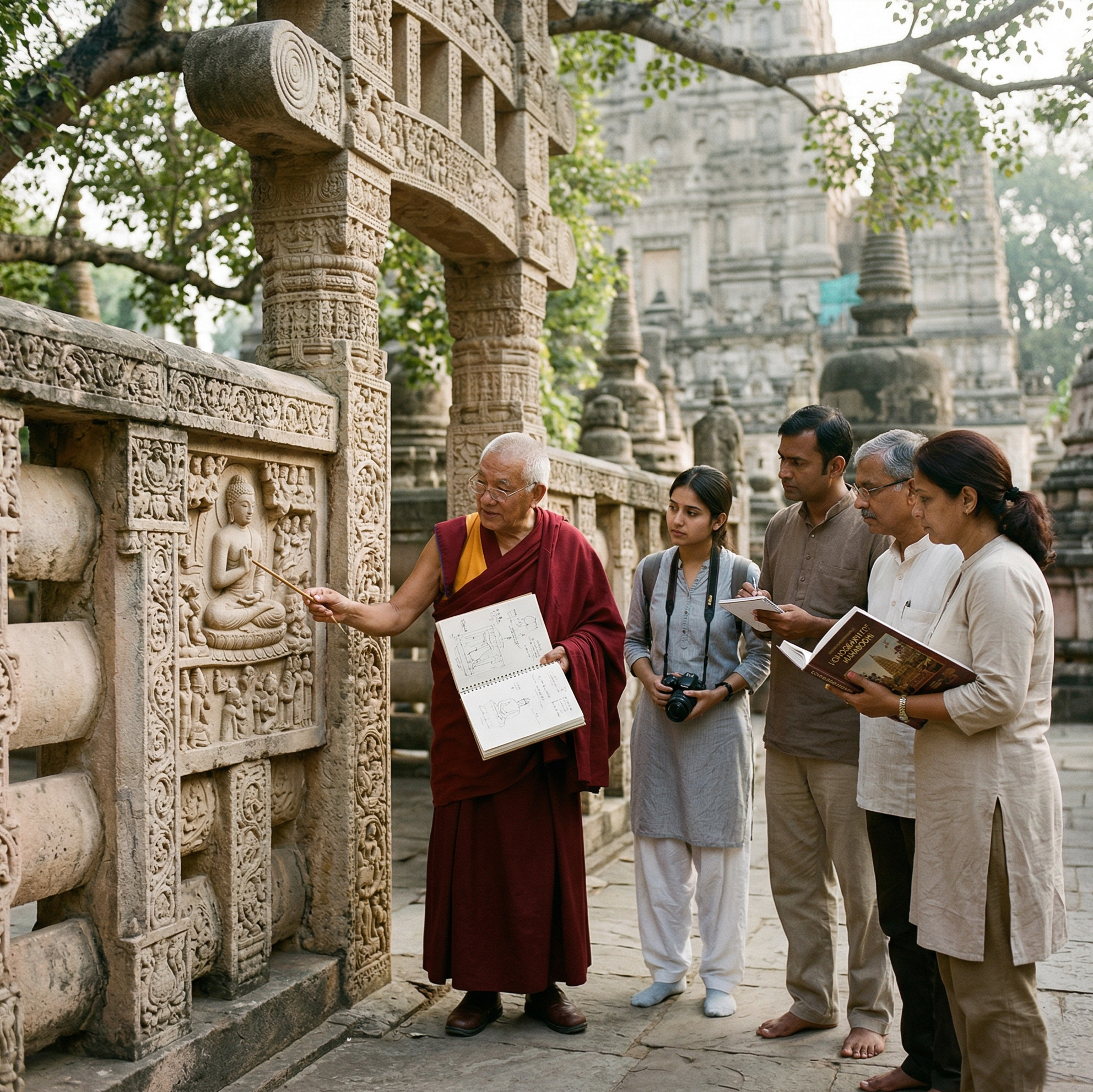 Buddhist Iconography Deep-Dive at Mahabodhi